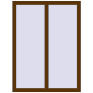 Купити Вікна 900x1200 мм REHAU Euro 60 WALNUT з двох сторін