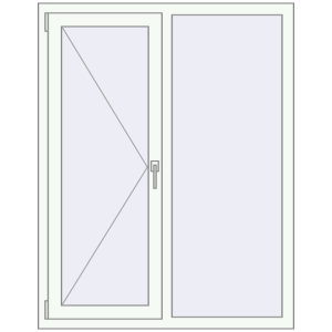 Купити Вікна 1100x1400 мм REHAU Euro 70 Білий (RAL 9016) з двох сторін