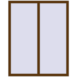Купити Вікна 1200x1500 мм REHAU Euro 60 WALNUT з двох сторін