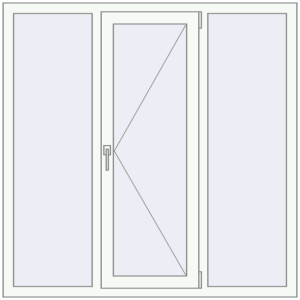 Купити Вікна 1400x1400 мм REHAU Euro 70 Білий (RAL 9016) з двох сторін