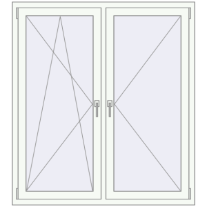 Купити Вікна 1300x1500 мм REHAU Brillant-Design