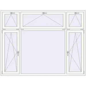 Купити Вікна 2200x1700 мм Altest Pony 375 RAL 9016 Traffic white з двох сторін