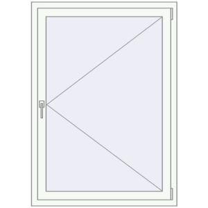 Купити Вікна 1000x1400 мм REHAU Euro 70 Білий (RAL 9016) з двох сторін