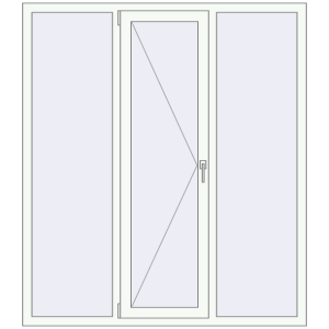 Купити Вікна 1540x1750 мм REHAU Euro 70 Білий (RAL 9016) з двох сторін