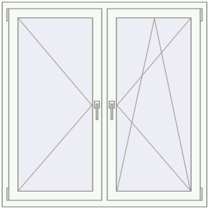 Купити Вікна 1300x1300 мм REHAU Brillant-Design