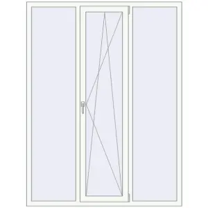 Купити Вікна 1560x2050 мм REHAU Euro 70 Білий (RAL 9016) з двох сторін