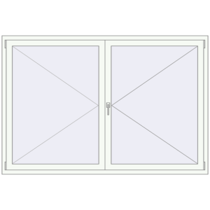 Купити Вікна 2008x1350 мм REHAU Euro 70 Білий (RAL 9016) з двох сторін