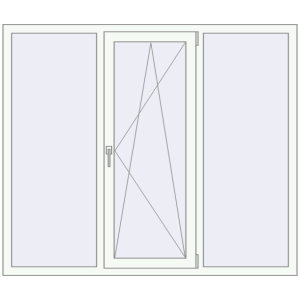 Купити Вікна 1720x1460 мм REHAU Euro 60 Білий (RAL 9016) з двох сторін