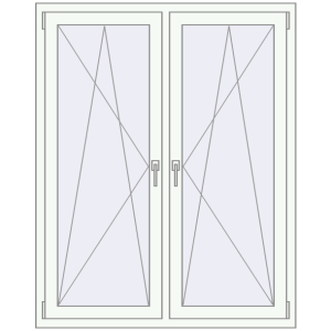 Купити Вікна 1200x1500 мм REHAU Euro 70 Білий (RAL 9016) з двох сторін