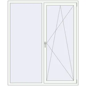 Купити Вікна 1560x1870 мм REHAU Euro 70 Білий (RAL 9016) з двох сторін