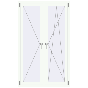 Купити Вікна 1000x1650 мм REHAU Brillant-Design