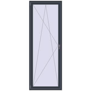 Купити Вікна 880x2400 мм REHAU SYNEGO MD ANTHRACITE_GREY_STRUKTURAL з двох сторін