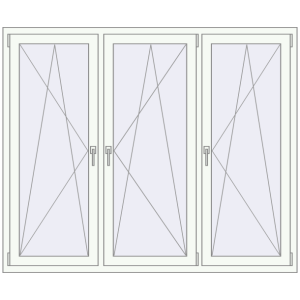 Купити Вікна 1800x1500 мм REHAU SYNEGO MD Білий (RAL 9016) з двох сторін