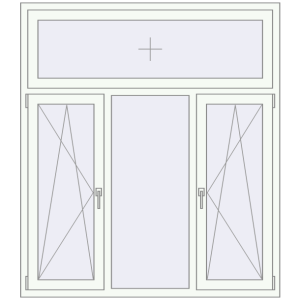 Купити Вікна 1500x1700 мм REHAU Euro 70 Білий (RAL 9016) з двох сторін