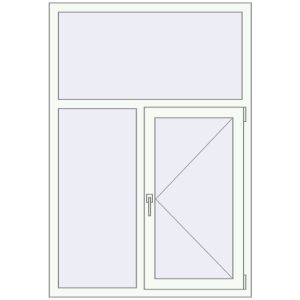 Купити Вікна 1100x1600 мм REHAU Euro 60 Білий (RAL 9016) з двох сторін