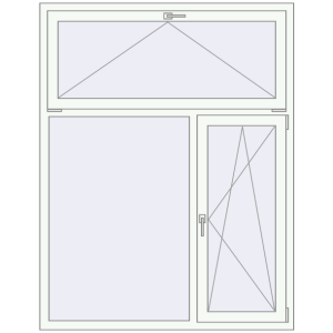 Купити Вікна 1400x1800 мм REHAU Euro 60 Білий (RAL 9016) з двох сторін