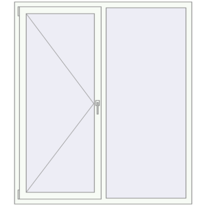Купити Вікна 1520x1730 мм REHAU Euro 60 Білий (RAL 9016) з двох сторін