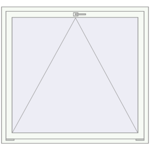 Купити Вікна 1400x1300 мм REHAU Euro 60 Білий (RAL 9016) з двох сторін