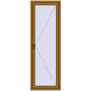 Купити Вікна 700x2100 мм REHAU SYNEGO MD LIGHT_OAK з двох сторін