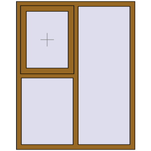 Купити Вікна 1200x1500 мм REHAU Euro 60 LIGHT_OAK з двох сторін