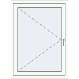 Купити Вікна 850x1150 мм REHAU Euro 60 Білий (RAL 9016) з двох сторін