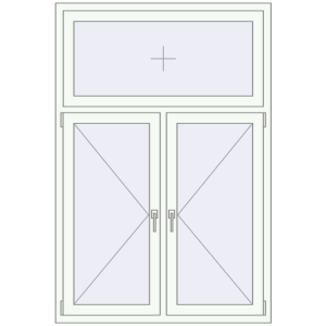 Купити Вікна 1180x1750 мм REHAU Euro 60
