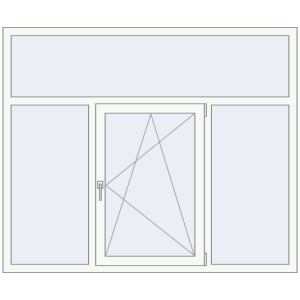 Купити Вікна 1800x1500 мм REHAU Euro 60 Білий (RAL 9016) з двох сторін