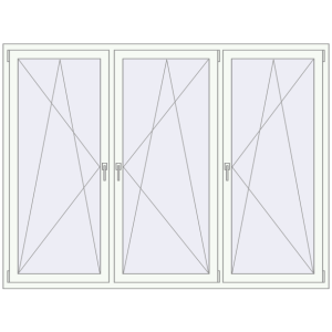 Купити Вікна 2200x1650 мм REHAU Euro 70