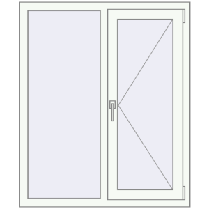 Купити Вікна 1000x1200 мм REHAU Euro 60 Білий (RAL 9016) з двох сторін