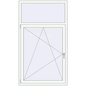 Купити Вікна 1050x1830 мм REHAU Euro 70 Білий (RAL 9016) з двох сторін