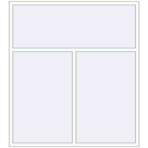 Купити Вікна 1800x2010 мм REHAU SYNEGO MD Білий (RAL 9016) з двох сторін