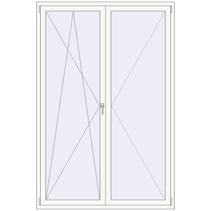 Купити Вікна 1520x2285 мм REHAU Euro 60 Білий (RAL 9016) з двох сторін