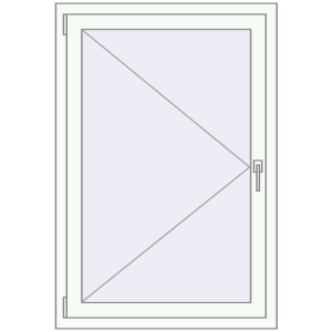 Купити Вікна 900x1300 мм REHAU Euro 70 Білий (RAL 9016) з двох сторін