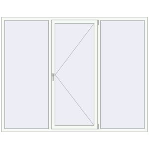 Купити Вікна 2300x1800 мм REHAU Euro 70 Білий (RAL 9016) з двох сторін