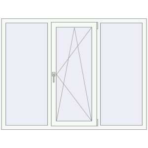 Купити Вікна 1700x1300 мм REHAU Euro 60 Білий (RAL 9016) з двох сторін