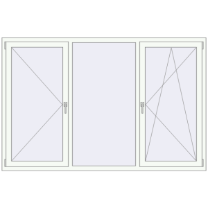 Купити Вікна 2150x1400 мм REHAU Euro 60