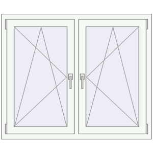 Купити Вікна 1200x1000 мм REHAU Euro 60 Білий (RAL 9016) з двох сторін