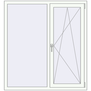 Купити Вікна 1300x1400 мм REHAU Euro 70