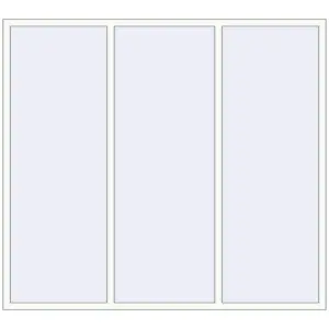Купити Вікна 2290x2060 мм REHAU Euro 60 Білий (RAL 9016) з двох сторін