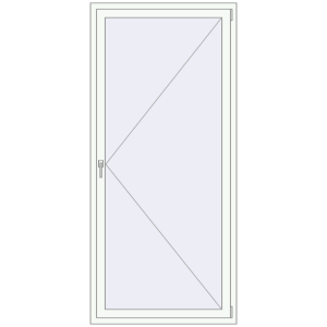 Купити Вікна 1000x2200 мм REHAU Euro 70 Білий (RAL 9016) з двох сторін