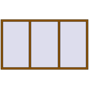 Купити Вікна 2100x1200 мм REHAU Euro 60 GOLDEN OAK з двох сторін