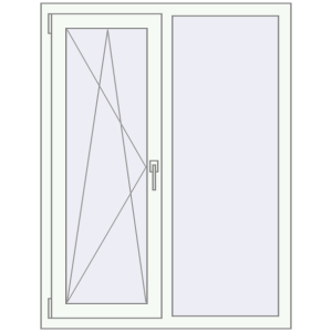 Купити Вікна 1000x1300 мм REHAU Euro 60 Білий (RAL 9016) з двох сторін