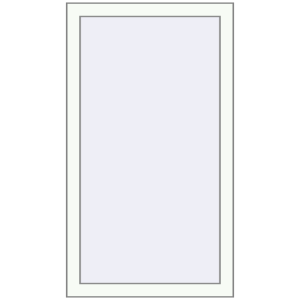 Купити Вікна 600x1115 мм REHAU Euro 70 Білий (RAL 9016) з двох сторін