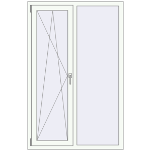 Купити Вікна 1060x1640 мм REHAU Brillant-Design Білий (RAL 9016) з двох сторін