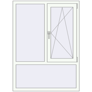 Купити Вікна 1070x1450 мм REHAU Euro 70