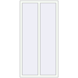 Купити Вікна 850x1700 мм REHAU Euro 70 Білий (RAL 9016) з двох сторін
