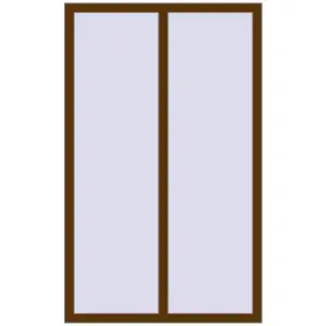Купити Вікна 1050x1700 мм REHAU Euro 60 WALNUT з двох сторін