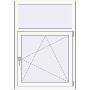 Купити Вікна 900x1300 мм REHAU Euro 60 Білий (RAL 9016) з двох сторін