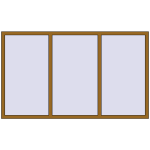 Купити Вікна 2200x1300 мм REHAU Euro 60 LIGHT_OAK з двох сторін