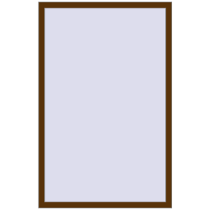 Металопластикове вікно 1100x1710 мм Одностулкове (комплектація: Преміум). Вид зсередини Купити Вікна 1100x1710 мм REHAU Euro 70